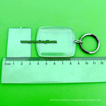 40-30mm Custom Blank Photo Acrylic Keyring Keychain